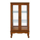 Lighted Curio Cabinet with Adjustable Shelves