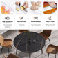 53.15" Modern Artificial Stone Dining Table
