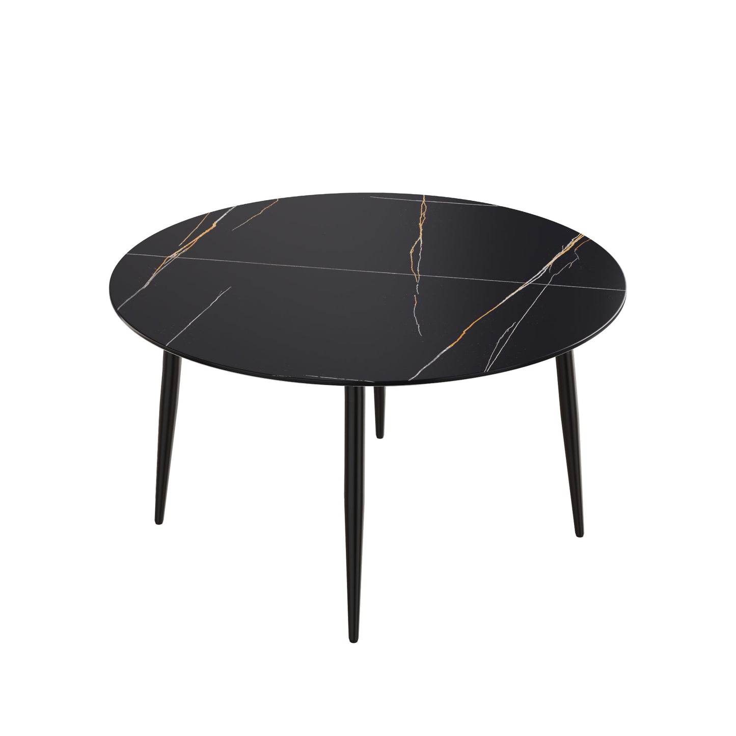 53.15" Modern Artificial Stone Dining Table