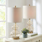 Curved Glass Table Lamp, Set of 2