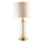 Glass Cylinder Table Lamp Set of 2