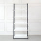 Fiona Wood and Metal Walk-in Closet with Five Shelves