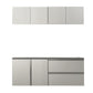 Nova Series 64 in. W x 72 in. H x 20 in. D Metallic Cabinet