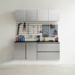 Nova Series 64 in. W x 72 in. H x 20 in. D Metallic Cabinet