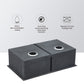 Undermount Double Bowl Kitchen Sink (50/50) in 16 Gauge Stainless Steel