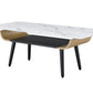 Landon 47" Coffee Table with Glass