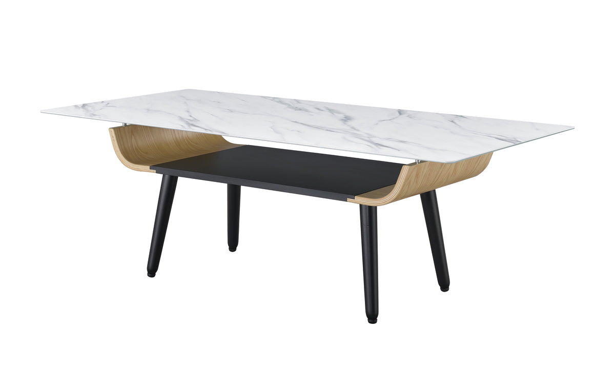 Landon 47" Coffee Table with Glass
