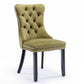 Nikki Collection Modern Velvet Upholstered Dining Chair Set