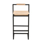 Set of 2 Bar Stools with Back