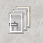 20 X 28 Inch Bathroom Medicine Cabinet with Mirror