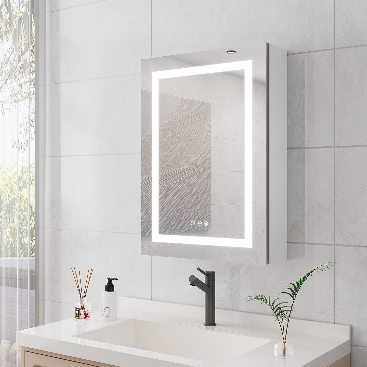 20 X 28 Inch Bathroom Medicine Cabinet with Mirror