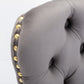 Thick Golden Swivel Velvet Barstools with Adjustable Seat Height