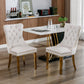 Nikki Collection Modern Velvet Upholstered Dining Chair Set of 2