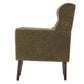 Modern Accent Chair in Olive Green