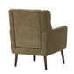 Modern Accent Chair in Olive Green