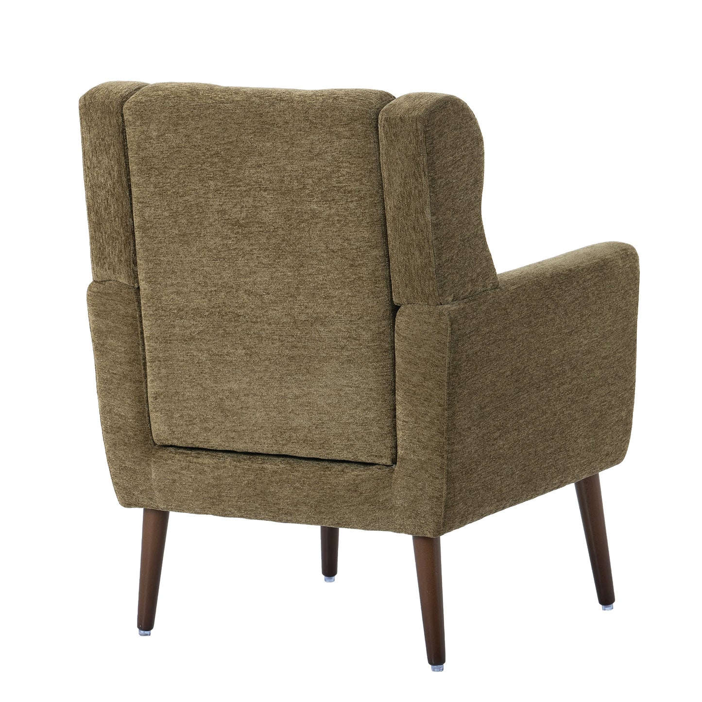 Modern Accent Chair in Olive Green