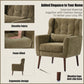 Modern Accent Chair in Olive Green