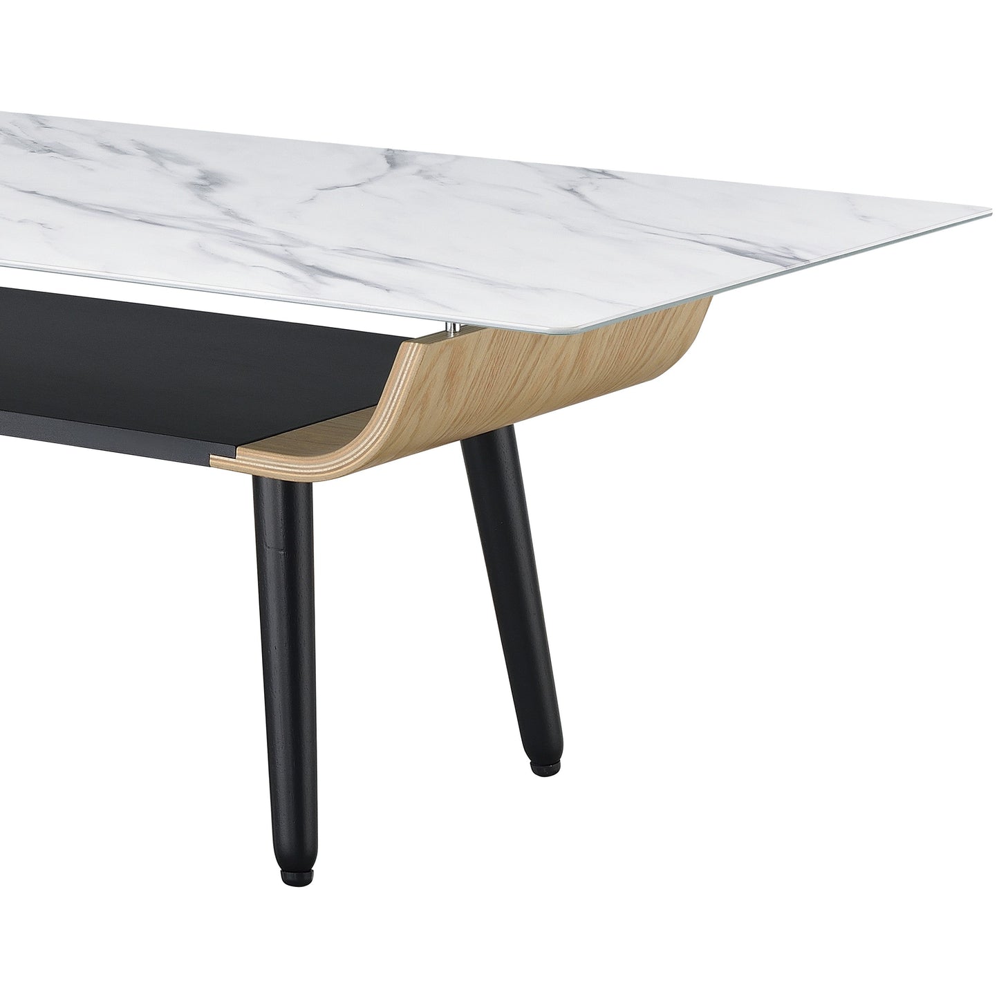 Landon 47" Coffee Table with Glass