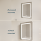26x20 Inch Bathroom Medicine Cabinet with LED Mirror