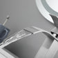 Waterfall Spout Bathroom Faucet - Single Handle Bathroom Vanity Sink Faucet