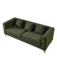 81-Inch Oversized 3 Seater Sectional Sofa