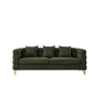 81-Inch Oversized 3 Seater Sectional Sofa