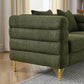 81-Inch Oversized 3 Seater Sectional Sofa