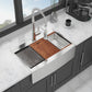 36-Inch Drop-In Farmhouse Sink Workstation