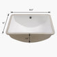 Modern Undermount Bathroom Sink