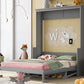 Queen Size Murphy Bed with Shelf