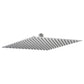 12 Inch Square Brushed Nickel Rain Fixed Shower Head