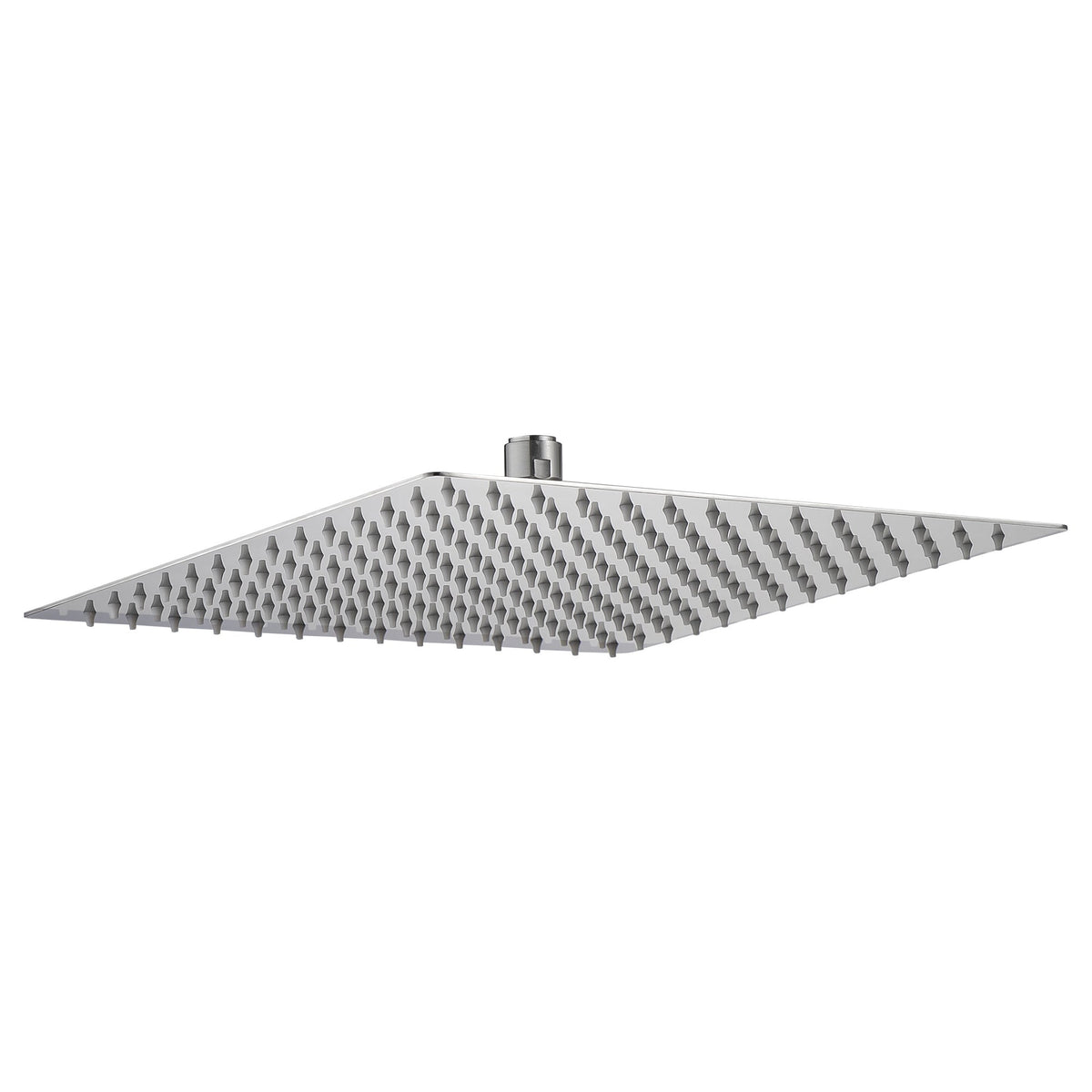12 Inch Square Brushed Nickel Rain Fixed Shower Head