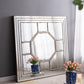 48" Antique Style Decorative Square Wall Mirror