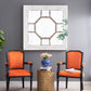 48" Antique Style Decorative Square Wall Mirror