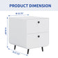 Modern Night Stand Storage Cabinet