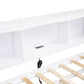 Twin Size Daybed With Trundle, Storage Cabinets & USB Ports