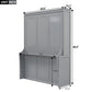 Queen Size Murphy Bed with Shelf