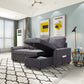 Modern Modular L-Shaped Sofa Bed with Chaise Longue