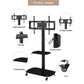 Height and Angle Adjustable Multi-Function Mobile TV Stand