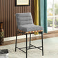 Lahni 17.75" Boucle Fabric Counter Height Chair