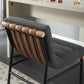Lahni 17.75" Boucle Fabric Counter Height Chair