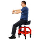 Pneumatic 360 Degree Swivel Stool, Heavy Duty Rolling Mechanics Stool