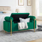 Elegant Upholstered Velvet Storage Bench