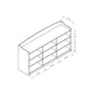 Wooden Shoe Storage Bench, Nine Storage Shelves, Entryway Organizer, Dark
