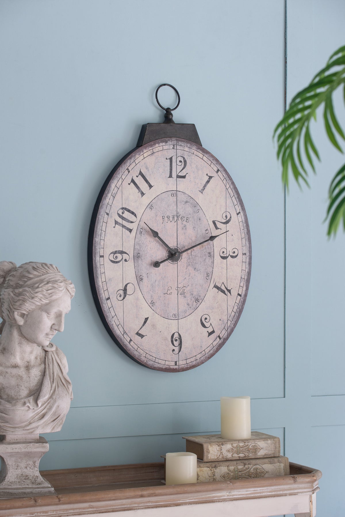 18" x 29" Antique Wall Clock