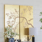 Set of 2 Cherry Blossom Wall Art Panels