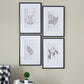 Set of 4 Botanical Wall Art Prints