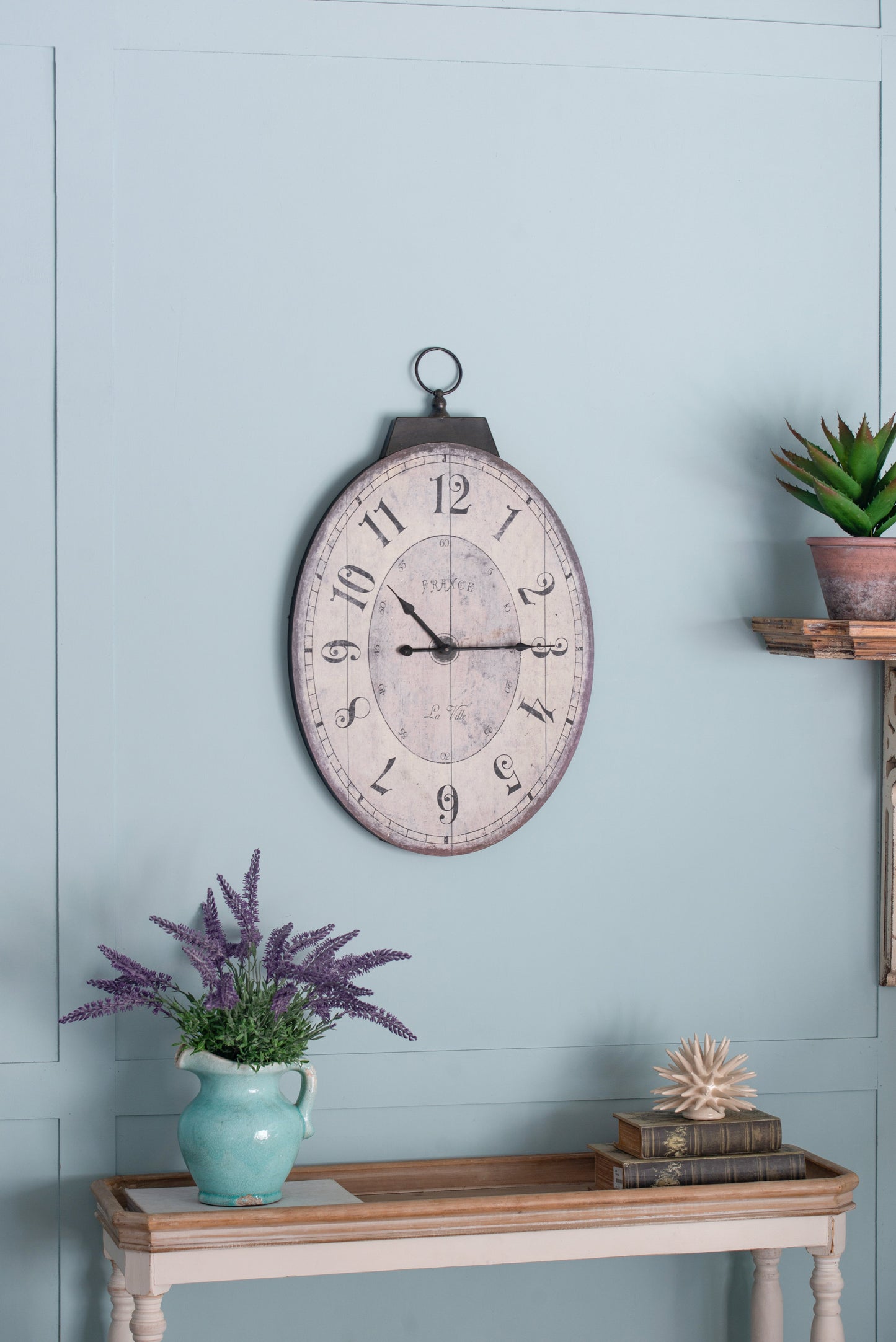 18" x 29" Antique Wall Clock