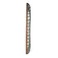12.5" x 3" x 37.5" Metal Wall Art With Grid Pattern