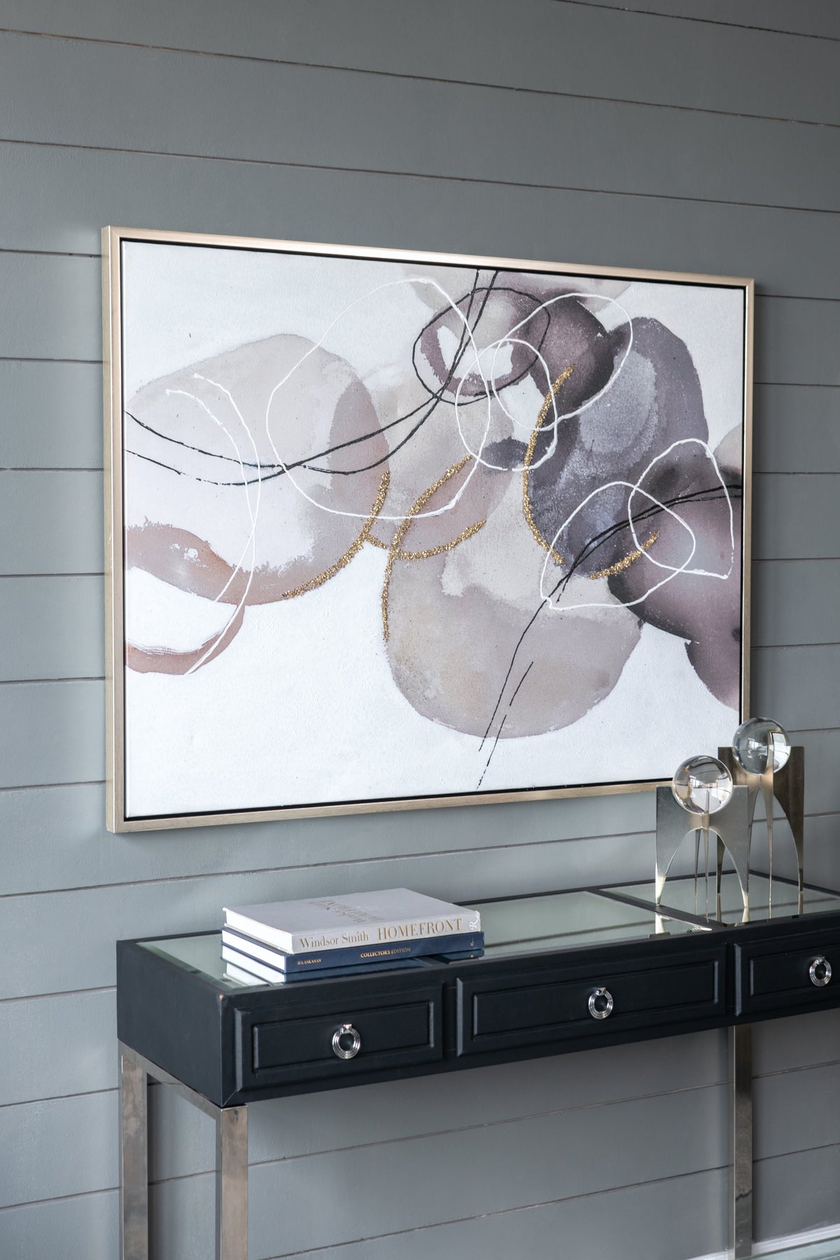 47" x 35.5" Large Modern Oil Painting